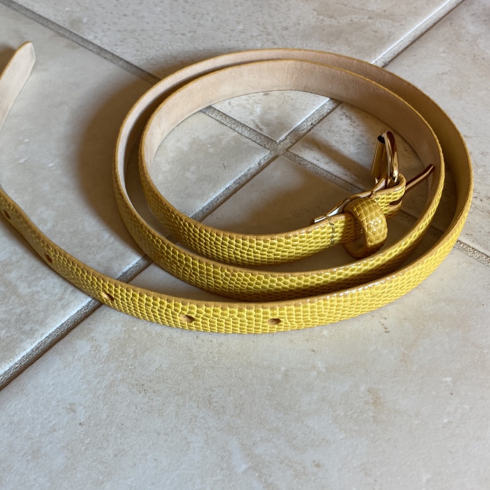 Talbots genuine leather belt women’s size small 38”